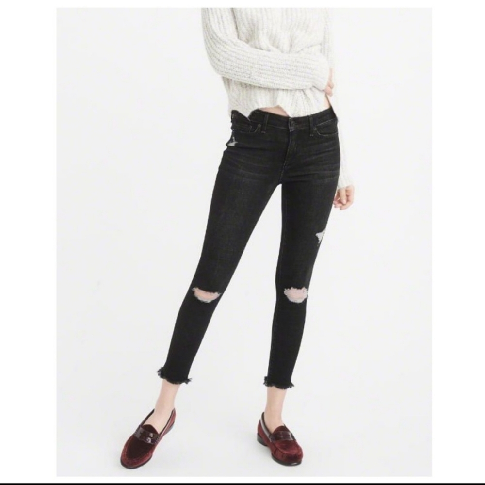 Abercrombie & Fitch Harper Low Rise Ankle Jeans 29
